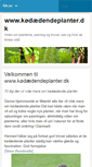 Mobile Screenshot of koedaedendeplanter.dk