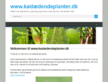Tablet Screenshot of koedaedendeplanter.dk